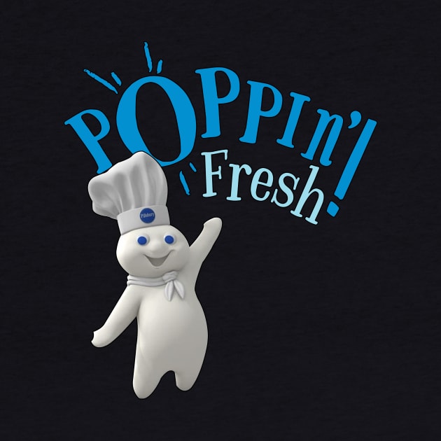 Tee Luv Men's Poppin' Fresh Pillsbury Doughboy by tinastore